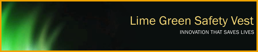 lime green safety vest